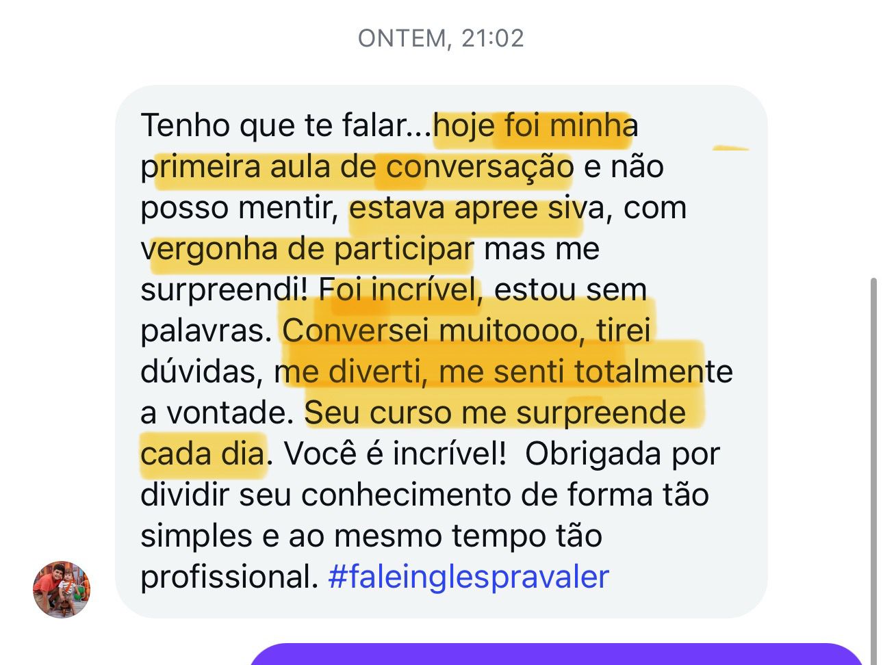 Depoimento WhatsApp 2